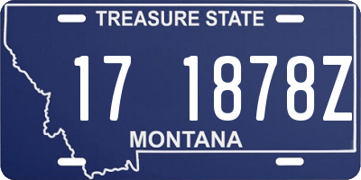 MT license plate 171878Z