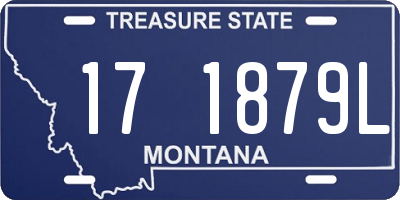 MT license plate 171879L