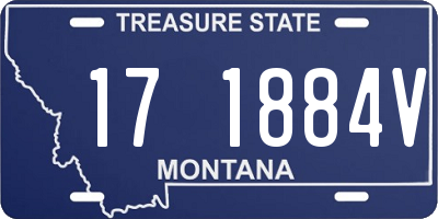 MT license plate 171884V