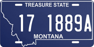 MT license plate 171889A