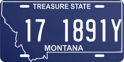 MT license plate 171891Y