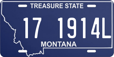 MT license plate 171914L