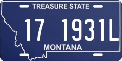 MT license plate 171931L