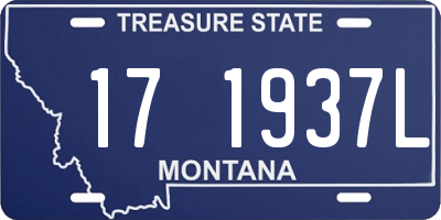 MT license plate 171937L