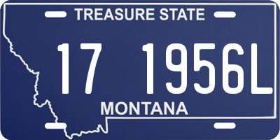 MT license plate 171956L