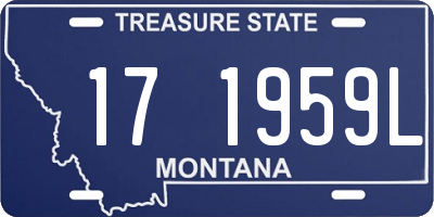 MT license plate 171959L
