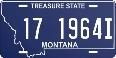 MT license plate 171964I