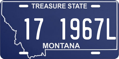 MT license plate 171967L
