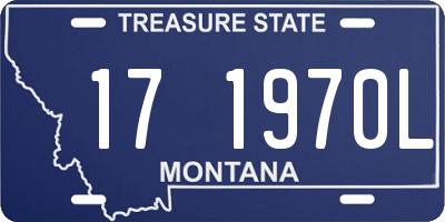 MT license plate 171970L