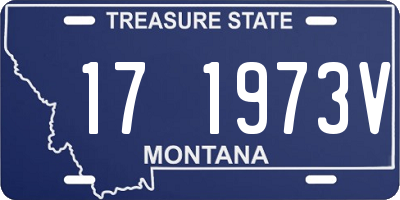 MT license plate 171973V