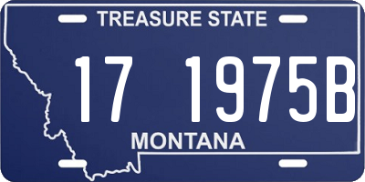 MT license plate 171975B