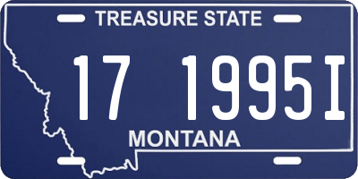 MT license plate 171995I