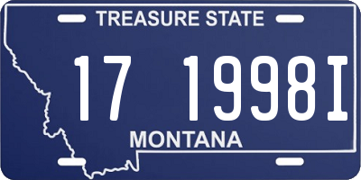 MT license plate 171998I