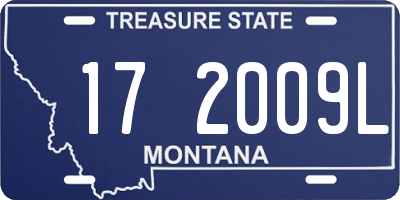 MT license plate 172009L
