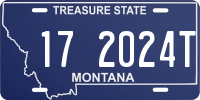 MT license plate 172024T