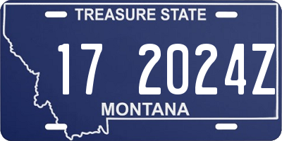 MT license plate 172024Z