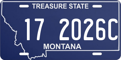 MT license plate 172026C
