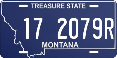 MT license plate 172079R
