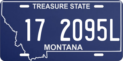 MT license plate 172095L