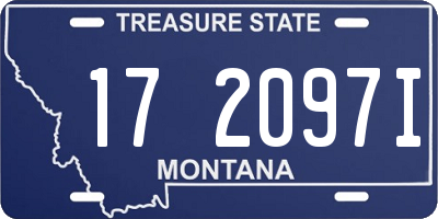 MT license plate 172097I