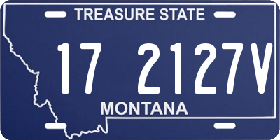 MT license plate 172127V