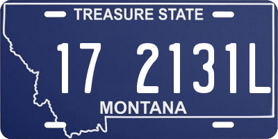 MT license plate 172131L