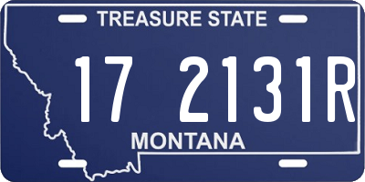 MT license plate 172131R