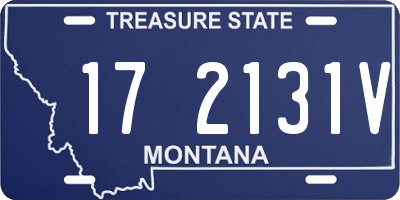 MT license plate 172131V