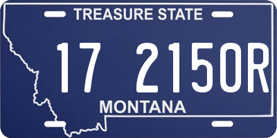 MT license plate 172150R