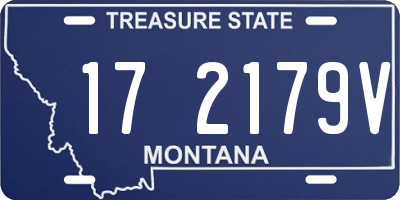 MT license plate 172179V