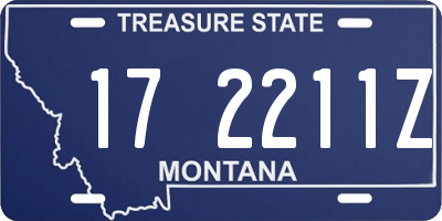 MT license plate 172211Z