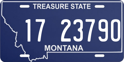 MT license plate 172379O