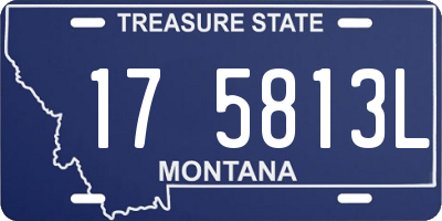 MT license plate 175813L