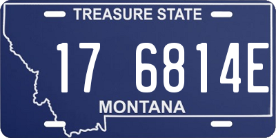 MT license plate 176814E
