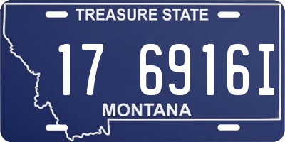 MT license plate 176916I