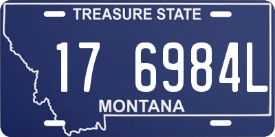 MT license plate 176984L