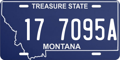 MT license plate 177095A