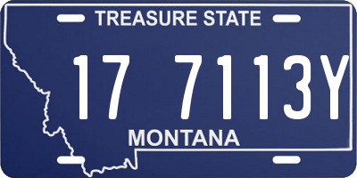 MT license plate 177113Y