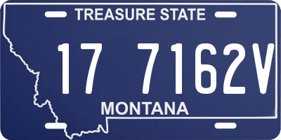 MT license plate 177162V