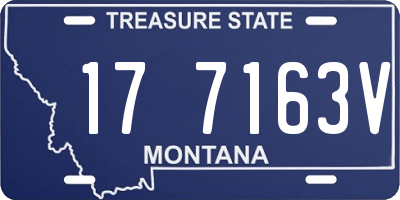 MT license plate 177163V