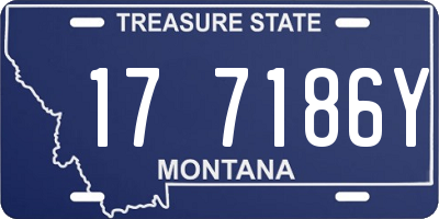 MT license plate 177186Y