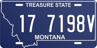 MT license plate 177198V