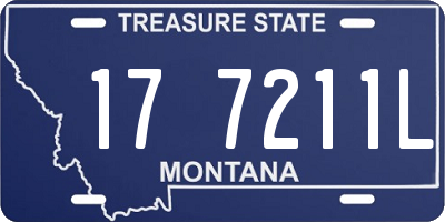 MT license plate 177211L