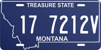 MT license plate 177212V