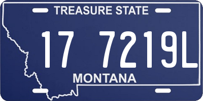 MT license plate 177219L