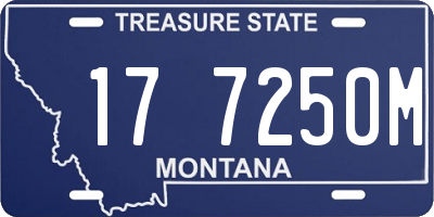 MT license plate 177250M