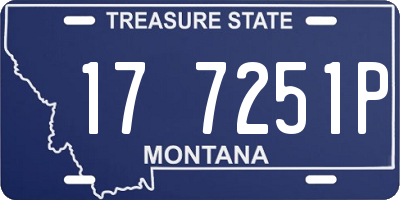 MT license plate 177251P