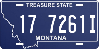 MT license plate 177261I