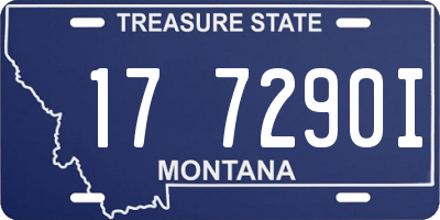 MT license plate 177290I