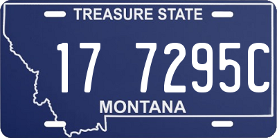 MT license plate 177295C